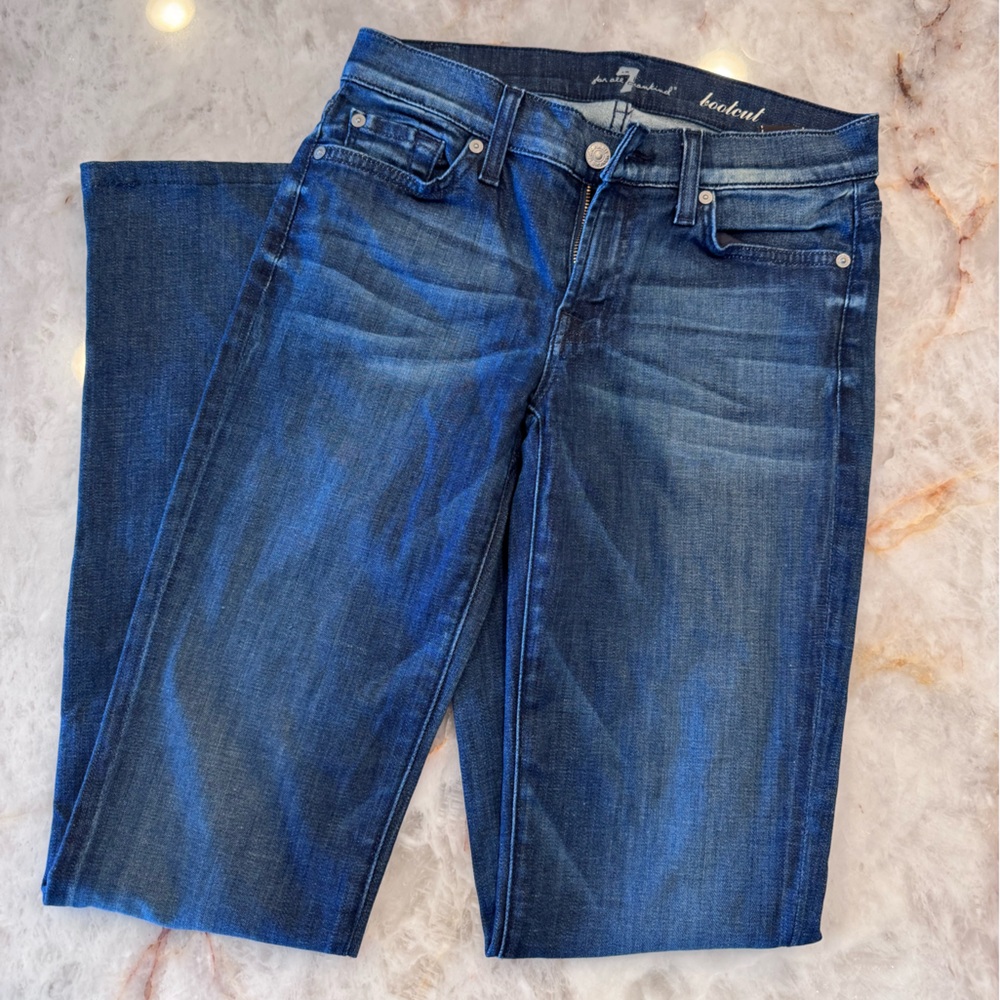 7 For All Mankind Jeans Women's Blue Jeans 27 Bootcut
